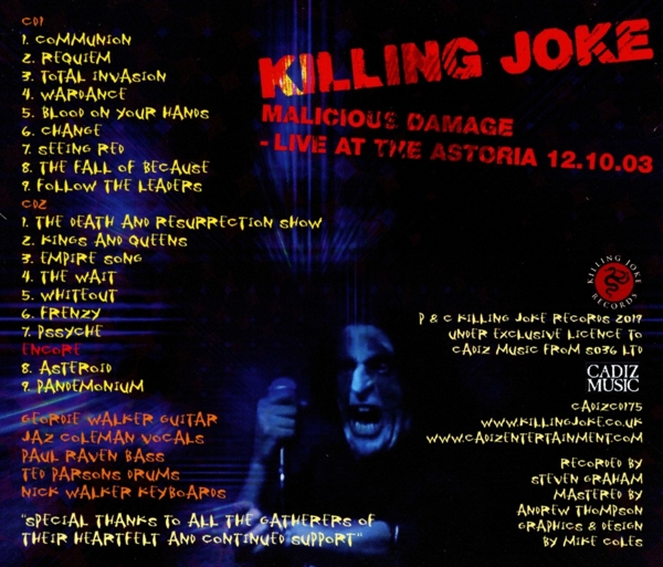 Malicious Damage-Live At The Astoria 1