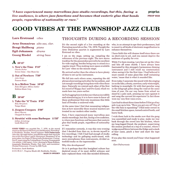 Good Vibes at the Pawnshop Jazz Club 1