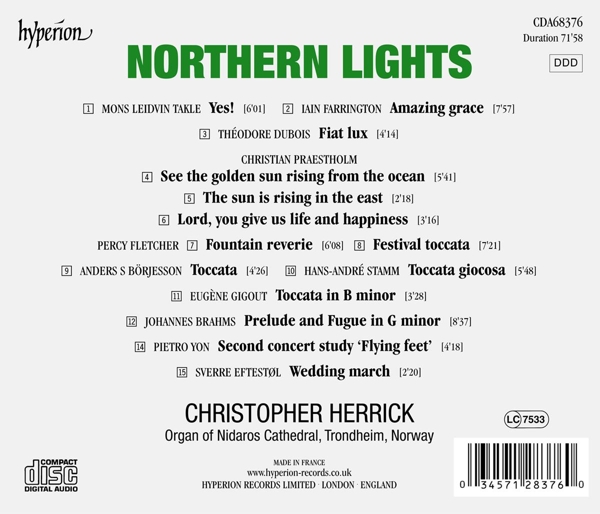 Northern Lights-Werke für Orgel 1