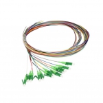 Synergy 21 Kabel, Dosen, Etc. - Fibre optique Pigtail LC (APC) 9/125u, 1,5 mtre. OS2, pack de 12, couleur, G657.A2, Synergy 21, 