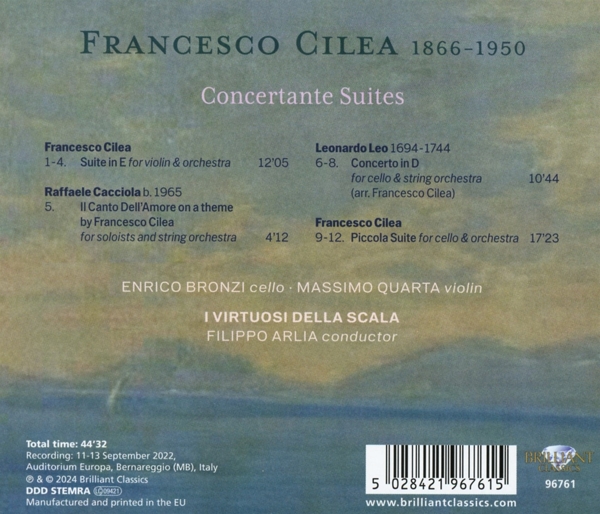 Cilea:Concertante Suites 1