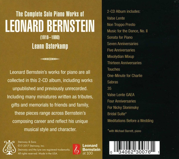 Die Werke für Piano solo 1