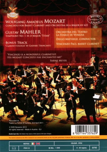 Paci / Metheuz / Orchestra Del Teatro La Fenice 1