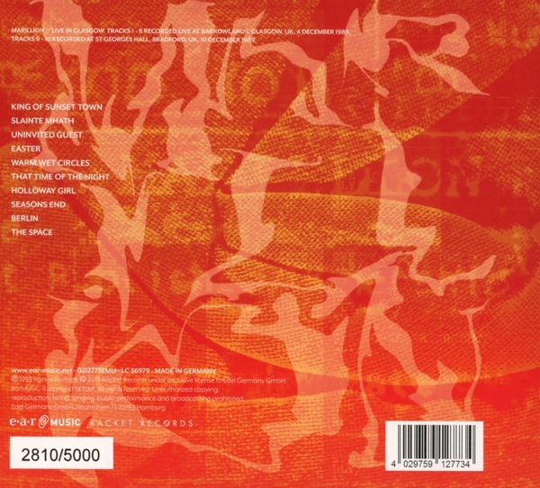 Live In Glasgow (Limited Edition) 1