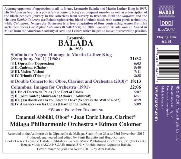 Sinfonia en Negro/ Columbus 1