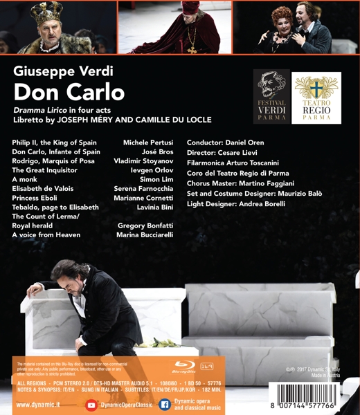 Pertusi/ Bros/ Stoyanov/ Oren/ Teatro Regio Parma/ + 1