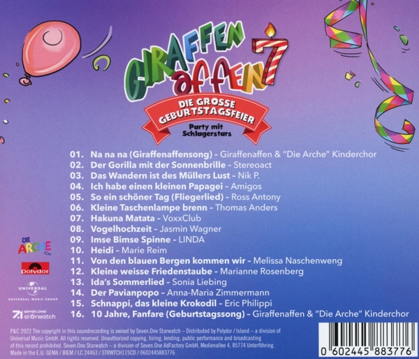 Giraffenaffen 7 - Die große Geburtstagsfeier 1