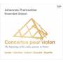 Johannes Pramsohler / Ensemble Diderot - Concertos pour violon