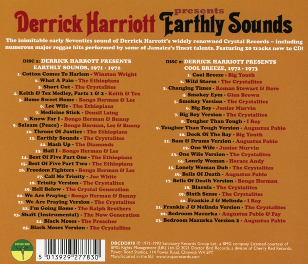 Derrick Harriott Presents Earthly Sounds 1