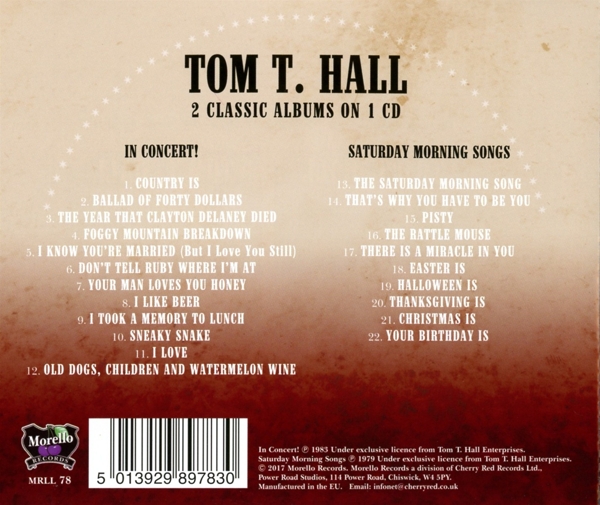 In Concert!/ Saturday Morning (2 Cl.Albums On 1CD) 2