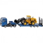 Sieper Gmbh - SUPER MAN LKW mit Tieflader und JCB Radlader, Modellfahrzeug