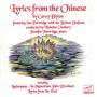 Carey Blyton - Lyrics From The Chinese