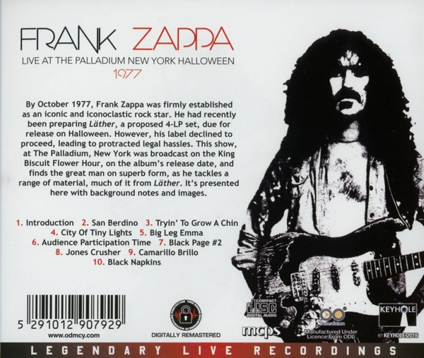 Live At The Palladium New York Halloween 1977 1