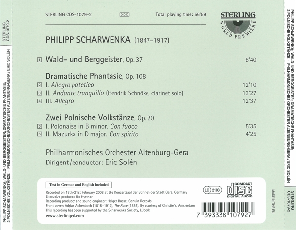 Scharwenka Dramatische Phantasie/ + 1