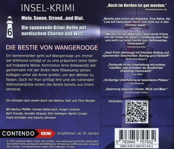 Insel-Krimi 06 - Die Bestie Von Wangerooge 1
