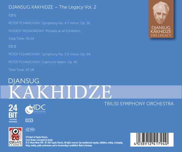 Djansug Kakhidze The Legacy, Vol.2 1
