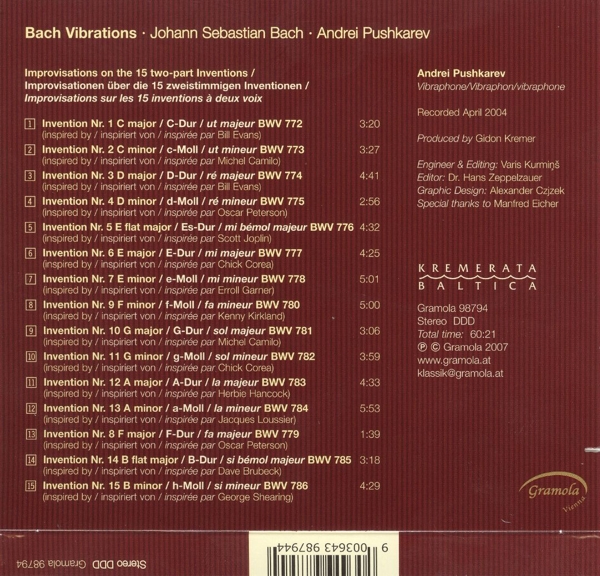 Bach Vibrations 1