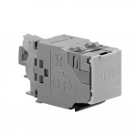 Rutenbeck - Modul, CAT8.1, 1xRJ45, keystone, UM-Cat.8.1/Class I 40/25/10G