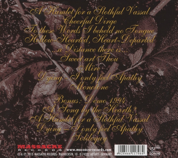 Theatre of Tragedy (Re-Mastered + Bonus / Digipak) 1