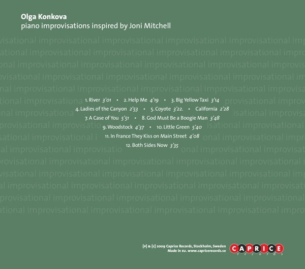 Improvisational Four-Joni Mitchel 1