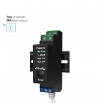 Shelly - Relais Pro 2PM WLAN LAN Max. 25A 2 Kanle 1 Phase BT Messfunktion DIN-Rail