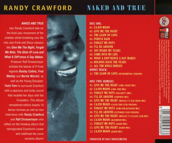 Randy Crawford -Naked And True (Deluxe Edition) -CHERRY RED CD