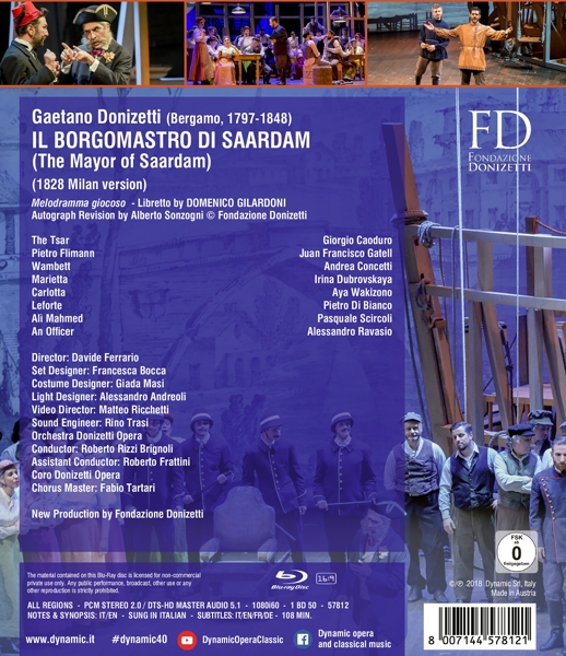 Caoduro/ Gatell/ Concetti/ Brignoli/ Donizetti Opera/ + 1