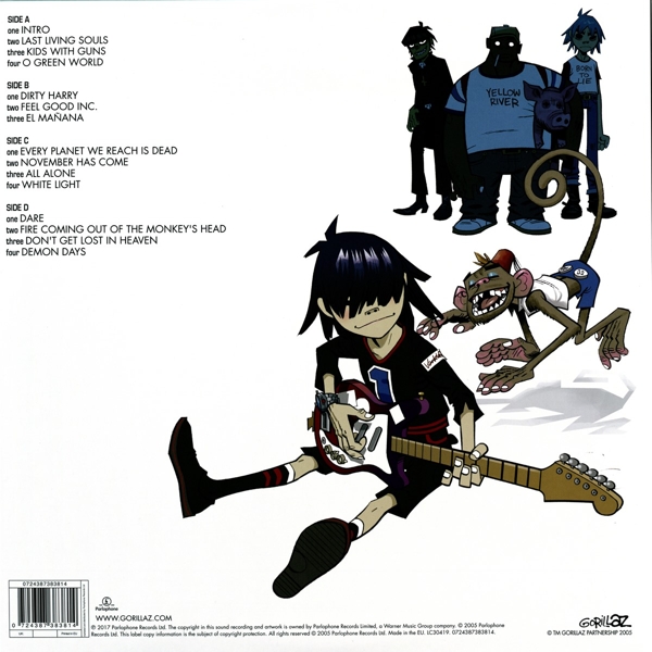 Gorillaz -Demon -Parlophone Label Group (PLG) LP