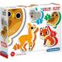 Clementoni - 6-9-12 Stukjes Wilde Dieren