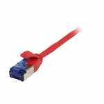 Synergy 21 Kabel, Dosen, Etc. - Patchkabel RJ45, CAT6A 500Mhz, 0,5m, rot, U/FTP, slimline rund d=3,8mm, TPE/LSZH(Superflex), AWG32, Synergy 21 (S217342V2)
