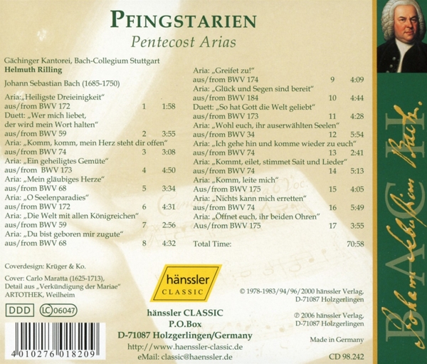 Pfingstarien 1