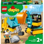 LEGO - 10931 DUPLO Bagger und Laster, Konstruktionsspielzeug
