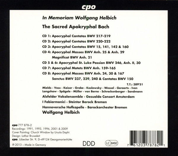 Der Geistliche Apokryphe Bach 1