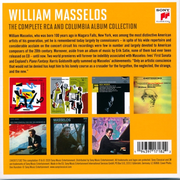 William Masselos-Compl.RCA & Columbia Collection 1