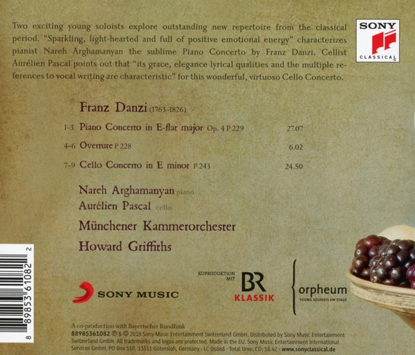 Ouverture, Cello Concerto & Piano Concerto 1
