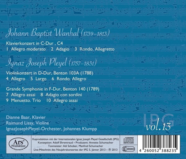 Konzertraritäten aus dem Pleyel-Museum Vol.13 1