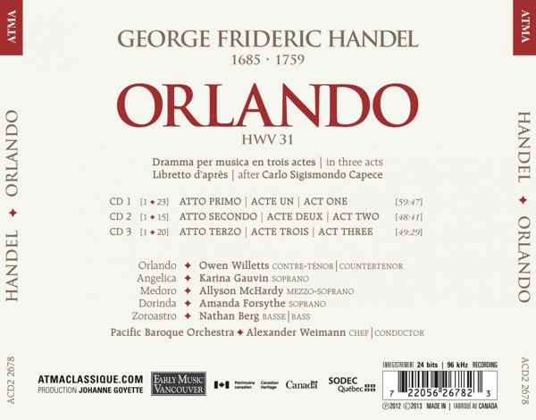Handel: Orlando 1