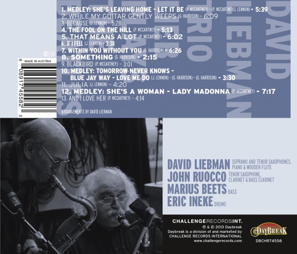 Lieb Plays The Beatles 1