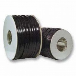 Diverse 2 - Kabel TK Flach 8 pol. 100m SCHWARZ, flex, Flachkabel, Spule