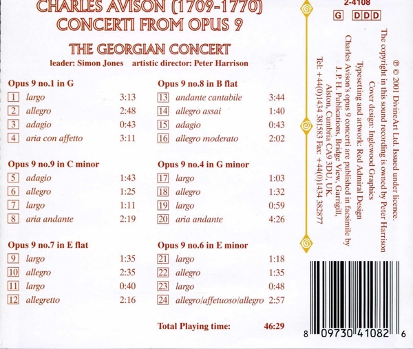 Concerti From Opus 9 1