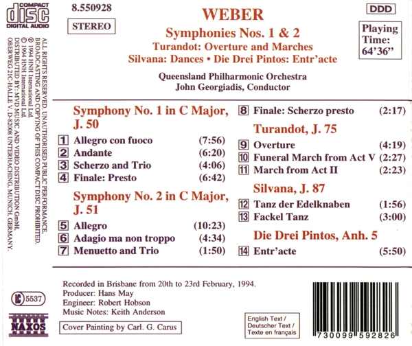 Sinfonien 1+ 2 1