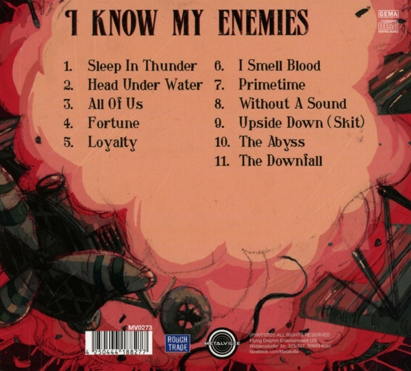 I Know My Enemies (Digipak) 1