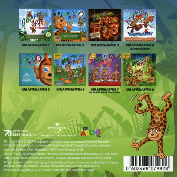 Die neue Giraffenaffen Box (Ltd. 8CD Box) 1