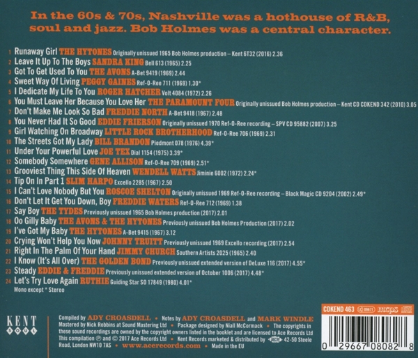 Bob Holme\'s Nashville Soul 1