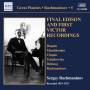 Sergej Rachmaninoff - Solo Piano Recordings Vol.5