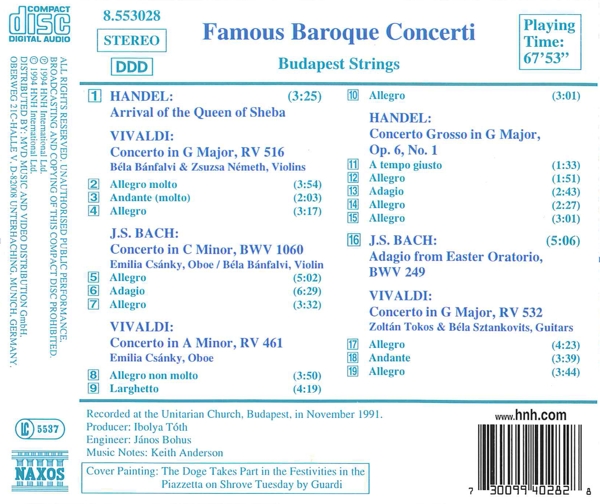 Berühmte Barockkonzerte 1