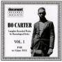 Bo Carter - Bo Carter 1 1928-1931