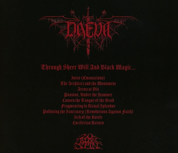 Through Sheer Will And Black Magic... (Jewel Case) 1