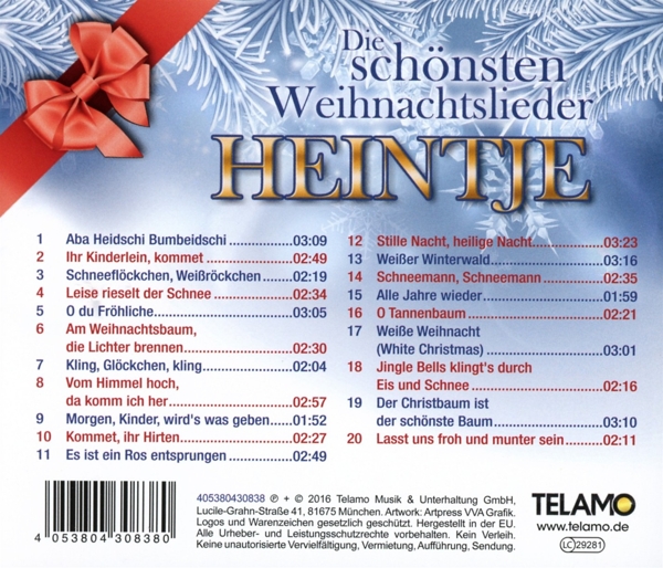 Die Schönsten Weihnachtslieder 1