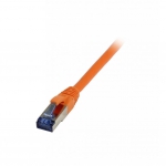 Synergy 21 Kabel, Dosen, Etc. - Patchkabel RJ45, CAT6A 500Mhz, 7.5m, orange, S-STP(S/FTP), TPE(Superflex), AWG26, Synergy 21